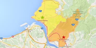 नक्शे के tamsui