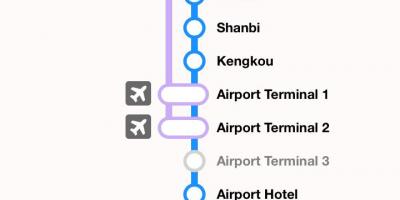 ताइपे एमआरटी नक्शा taoyuan हवाई अड्डे